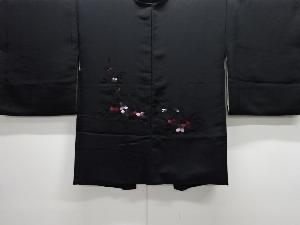 流水に花模様刺繍絵羽織